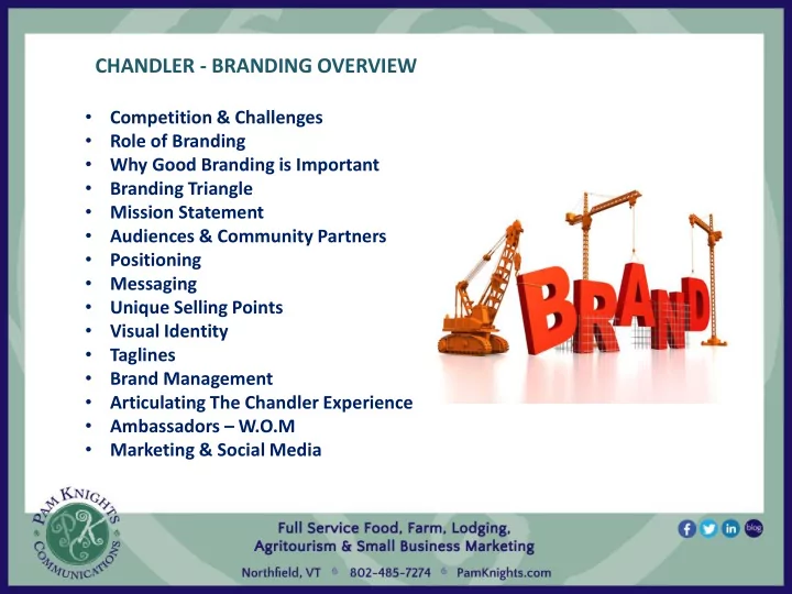 chandler branding overview