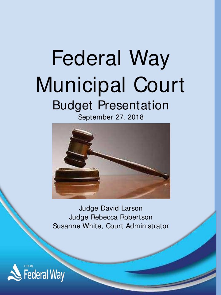federal way municipal court