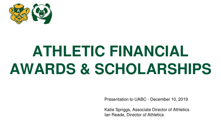 athletic financial awards scholarships