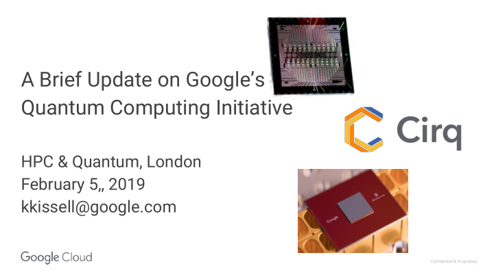 a brief update on google s quantum computing initiative