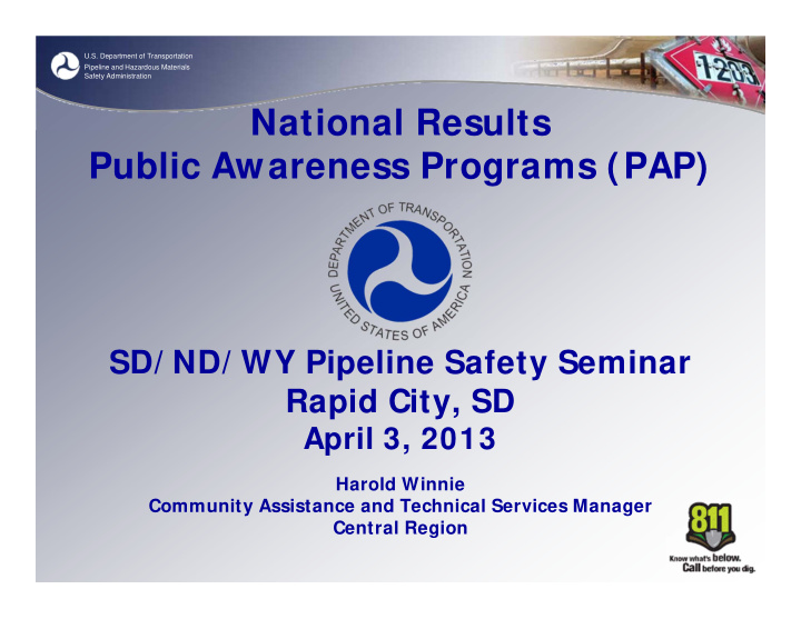 national results public awareness programs pap