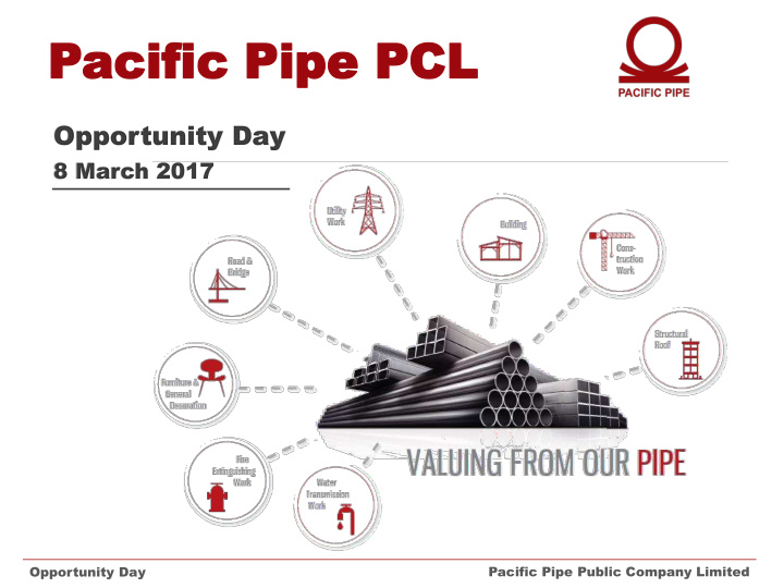 pacific acific pipe pipe pcl pcl