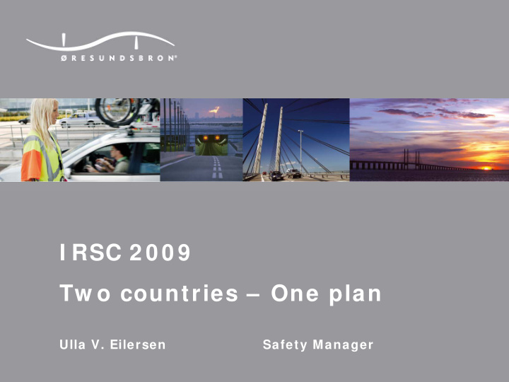 i rsc 2 0 0 9 tw o countries one plan