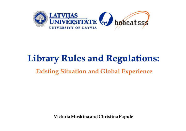 library library rules rules and and regulations