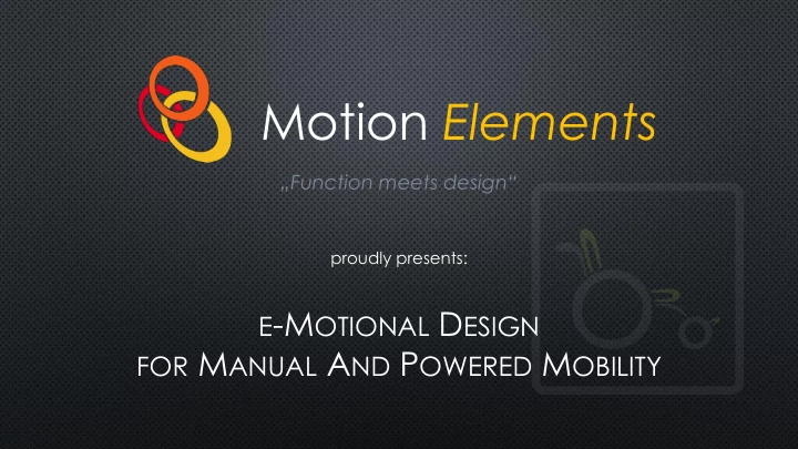 motion elements