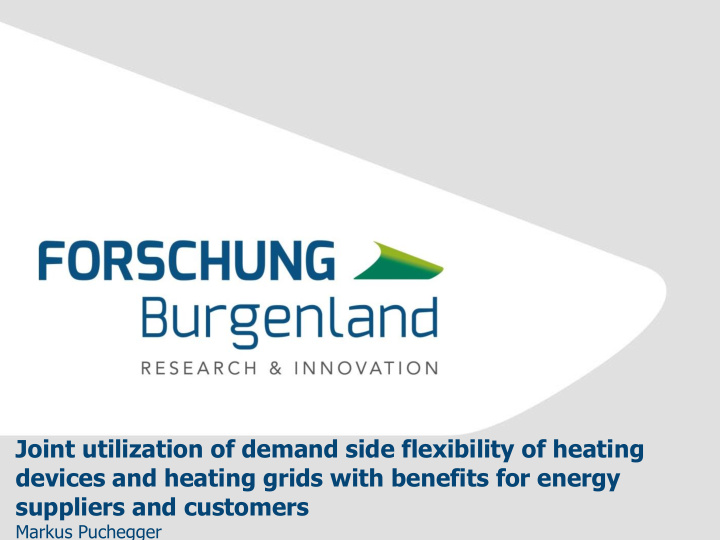 devices and heating grids with benefits for energy