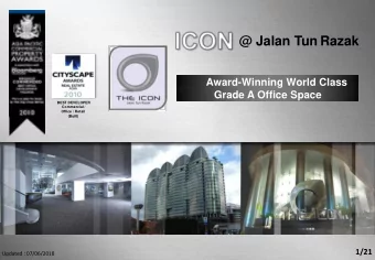 @ Jalan Tun Razak  Award-Winning World Class  Grade A Office Space  BEST DEVELOPER  Commercial /