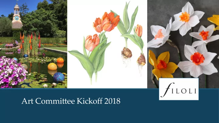 art committee kickoff 2018 years of service recognition