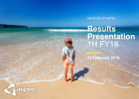 results presentation 1h fy18
