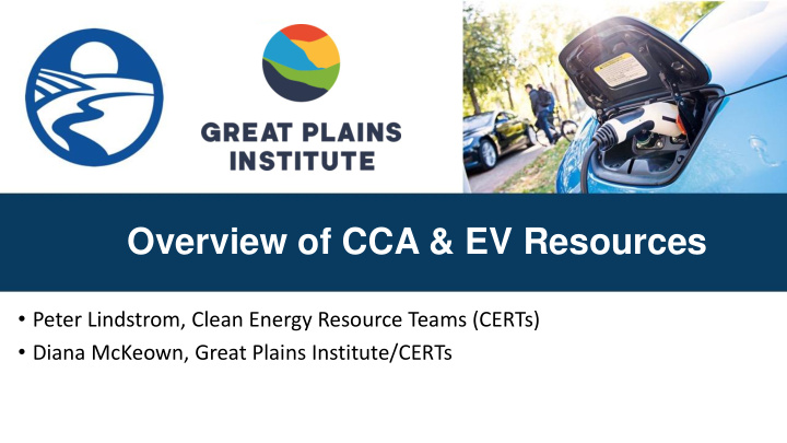 overview of cca ev resources