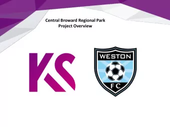 Central Broward Regional Park  Project Overview  1. KEY PROFESSIONAL PERSONNEL  VICTOR MUOZ  KS