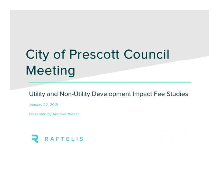 city of prescott council meeting