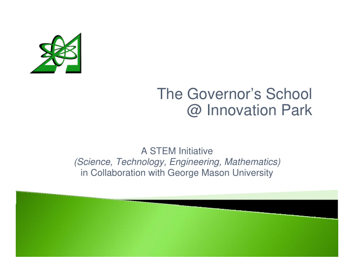 the governor s school innovation park