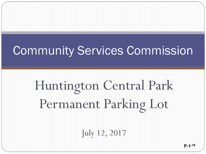 permanent parking lot