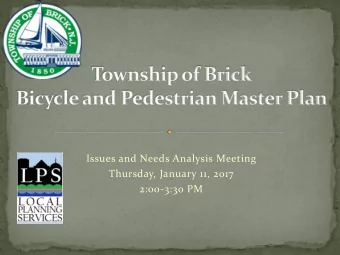 Thursday, January 11, 2017  2:00-3:30 PM  2:00 PM Presentation  Issues &amp; Needs from