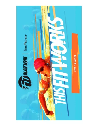 2017 Atlanta  2017 FIT NATION  TW FIT NATION  2017 Atlanta Event Schedule  Walk/Runs