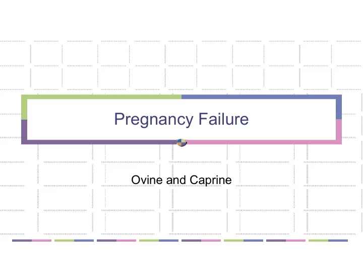 pregnancy failure