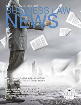 NEWS  Claims Against the Claims Handlers Under  Large Deductible Workers Compensation  Insurance