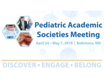 Orientation to PAS Abstract Selection &amp;  Sessioning Process  Benard Dreyer, PAS Abstract Review