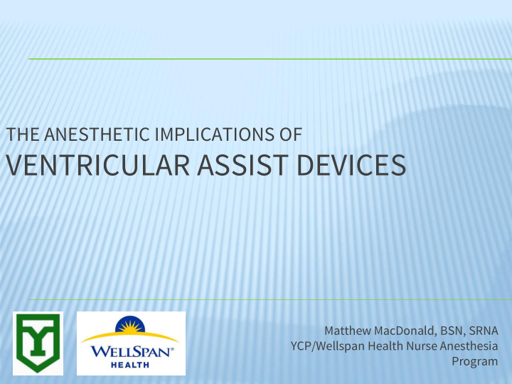 ventricular assist devices