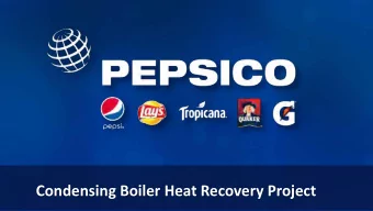 Condensing Boiler Heat Recovery Project  Resource Conservation Team  Michael Apodaca