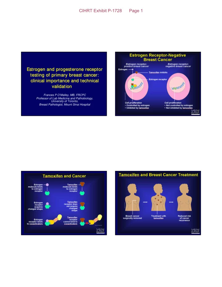 estrogen and progesterone receptor estrogen and