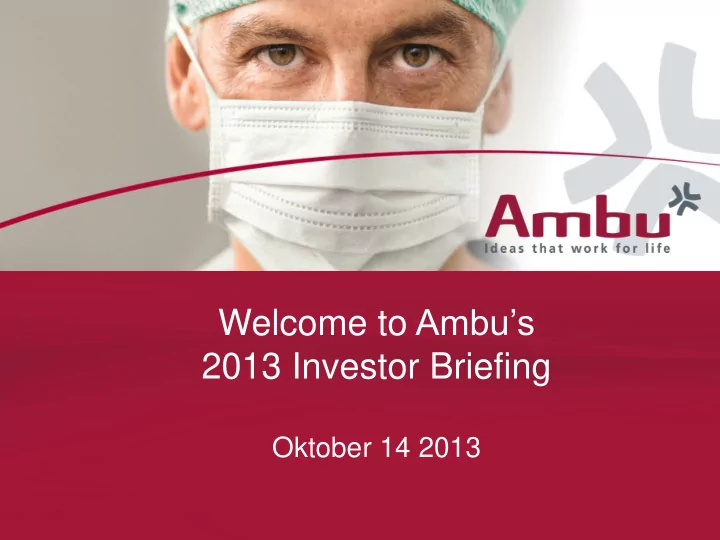 oktober 14 2013 agenda 2012 13 in brief disclaimer