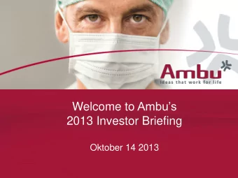 Oktober 14 2013  Agenda  2012/13 in brief  Disclaimer  Forward-looking statements, especially