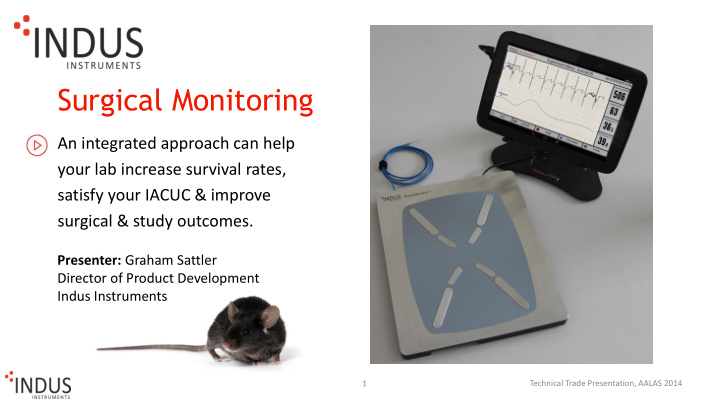 surgical monitoring