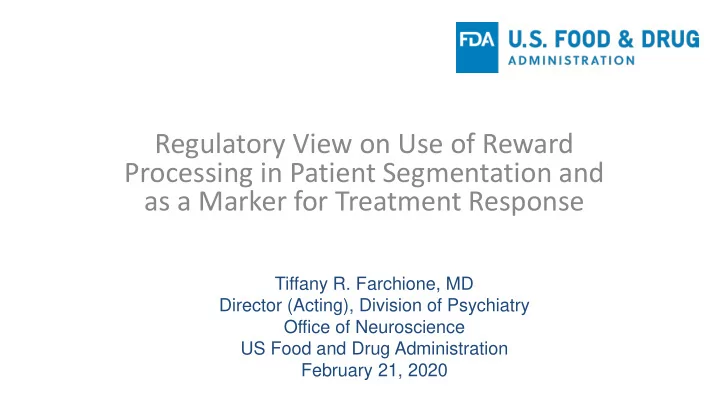 processing in patient segmentation and