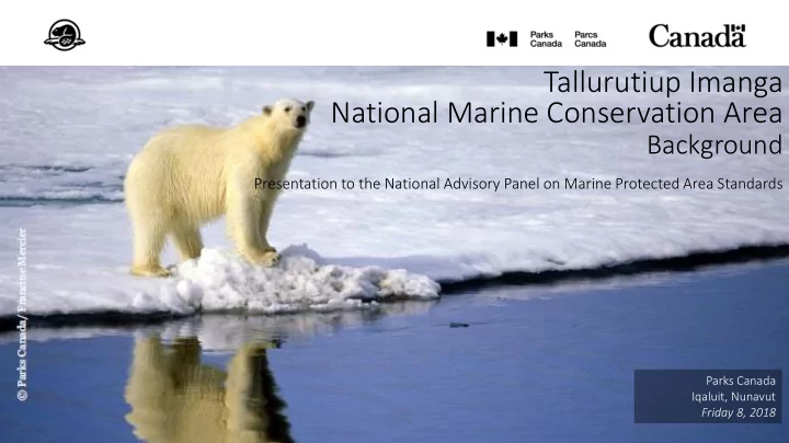 national marine conservation area