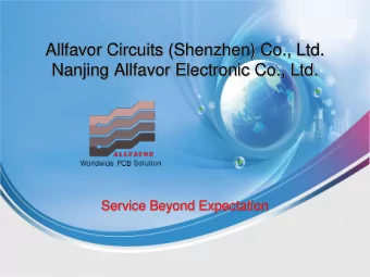 Allfavor Circuits (Shenzhen) Co., Ltd.  Nanjing Allfavor Electronic Co., Ltd.  Service Beyond