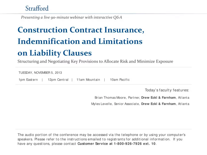 construction contract insurance indemnification and