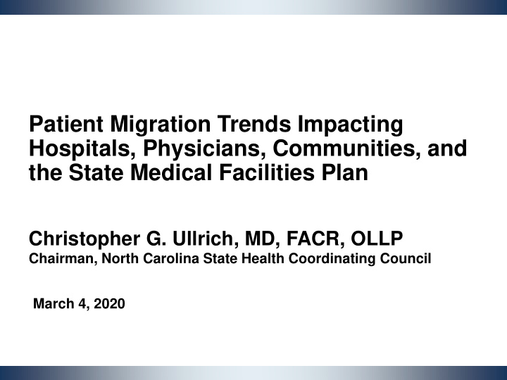 patient migration trends impacting hospitals physicians