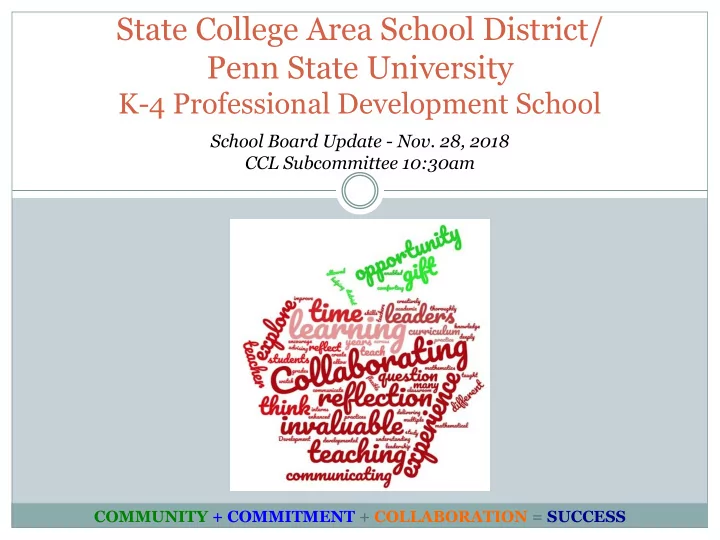 state college area school district penn state university