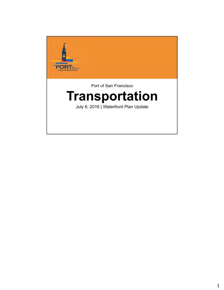 1 2 industrial uses south of china basin the port has
