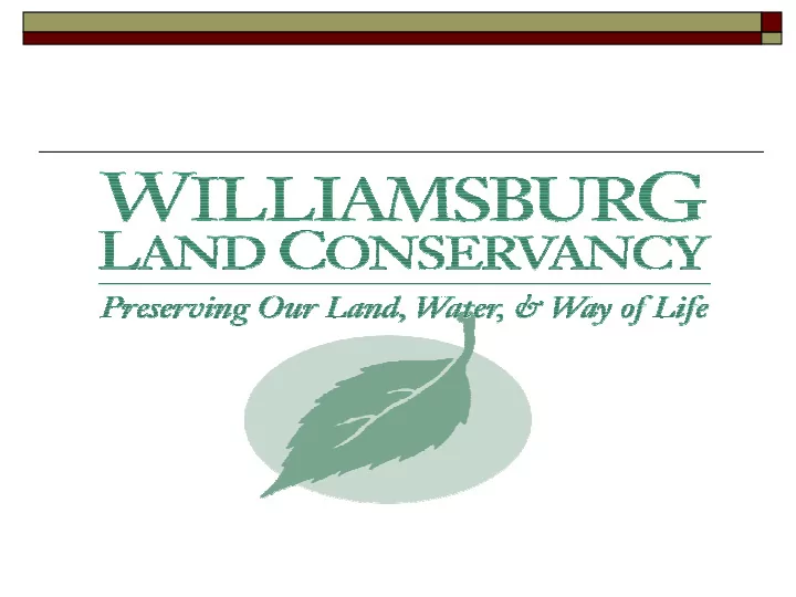 conservancy mission