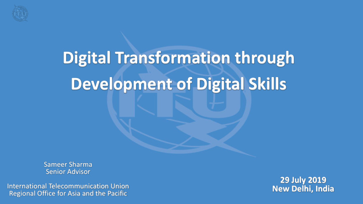 development of digital skills