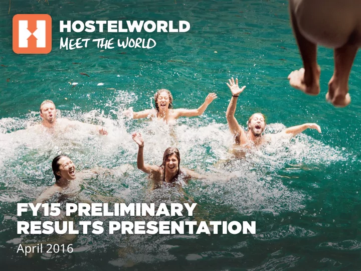 results presentation