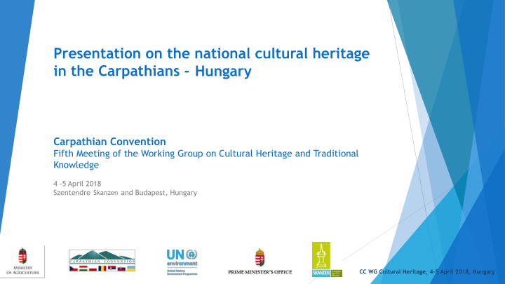 presentation on the national cultural heritage