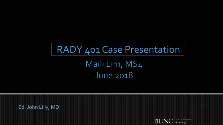 rady 401 case presentation