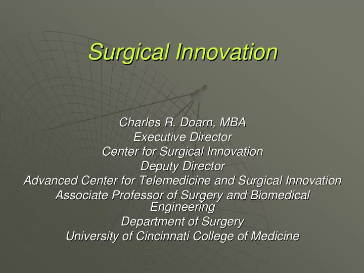 surgical innovation surgical innovation
