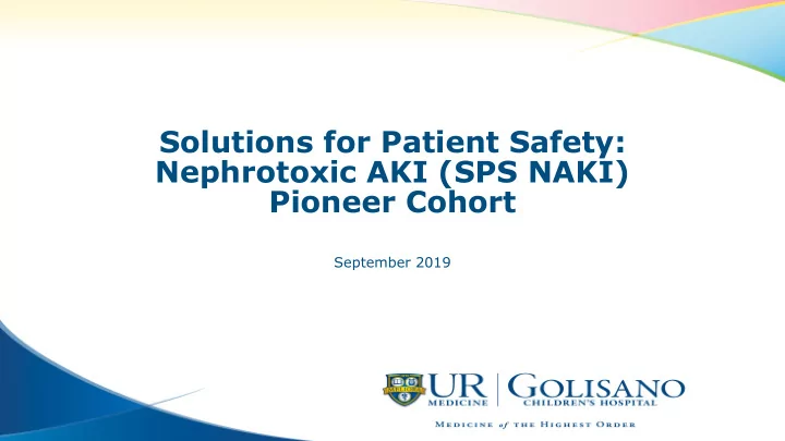 solutions for patient safety nephrotoxic aki sps naki