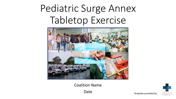pediatric surge annex tabletop exercise