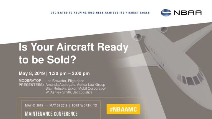 is your aircraft ready