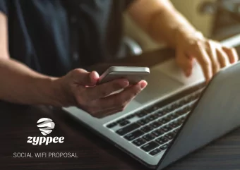 SOCIAL WIFI PROPOSAL  Thank you for your interest in our  social wifi re-marketing platform.  If