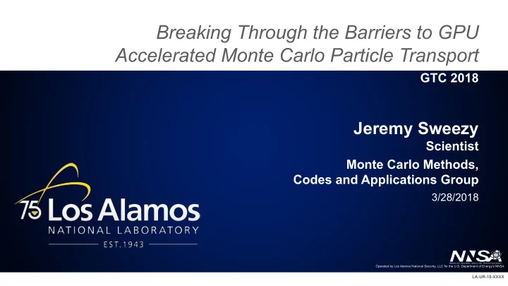 breaking through the barriers to gpu accelerated monte