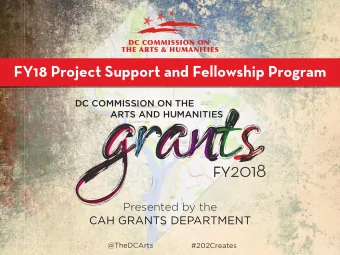 FY 2018  Presented by the  Chair  KAY KENDALL  Welcome  2   ARTHUR ESPINOZA, JR.  Welcome