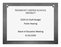 piedmont unified school district