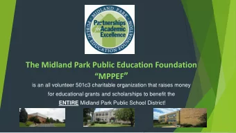 MPPEF   is an all volunteer 501c3 charitable organization that raises money  for educational
